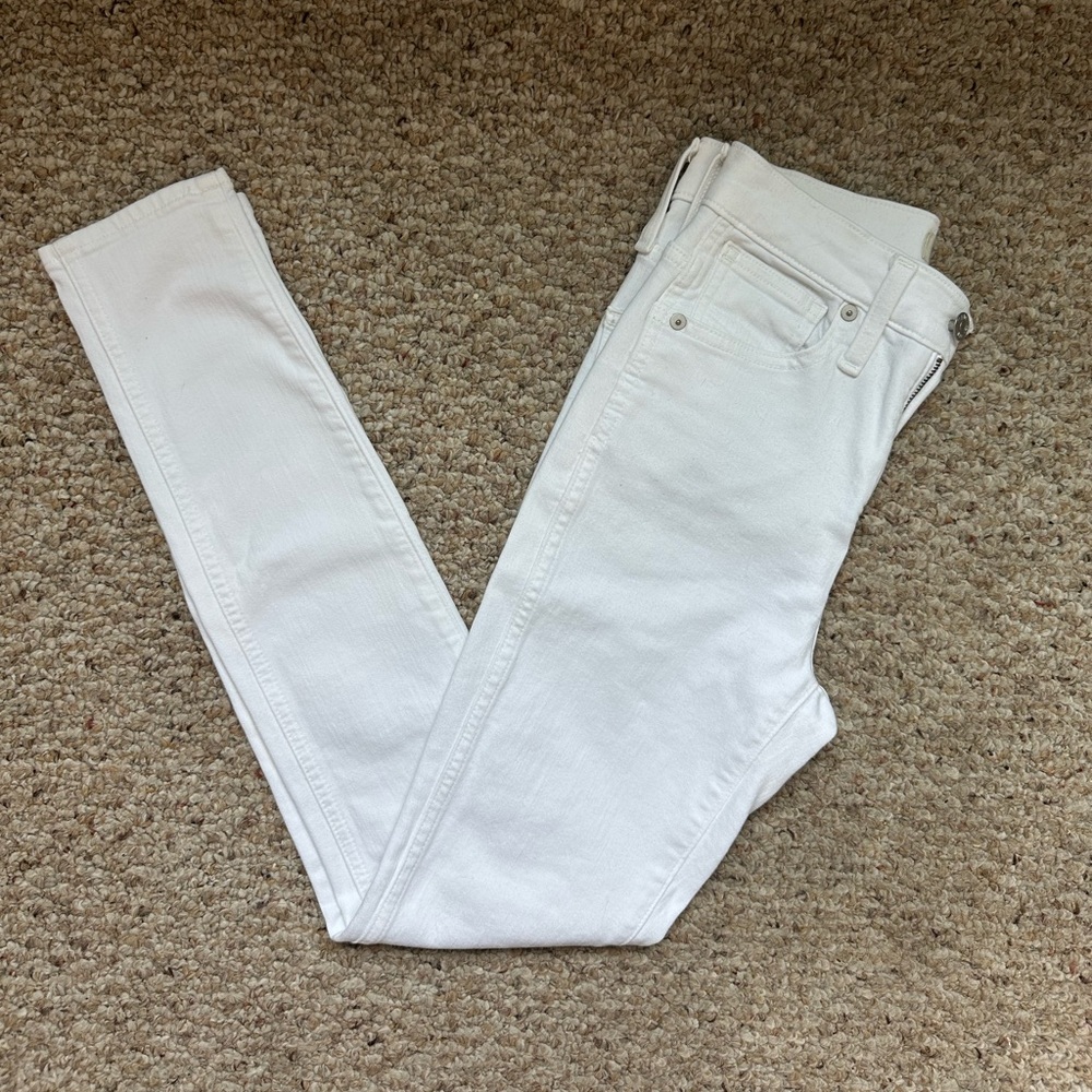 Madewell White Skinny Jeans